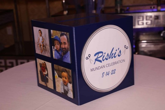 Mundan Ceremony Gift Box with Custom Logo & Photos