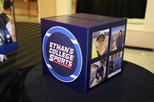 College Sports Gift Box with Custom Logo & Photos