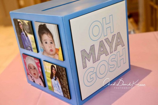Custom Gift Box with Assortment of Pictures and Slogan