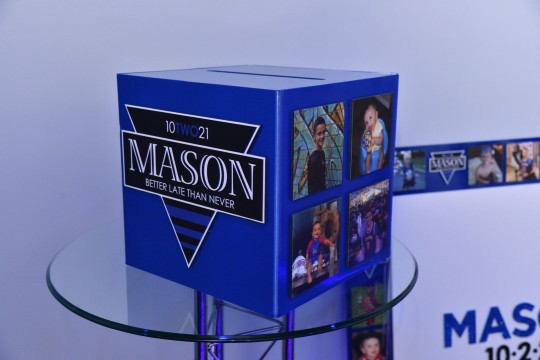 Custom Logo and Assortment of Pictures Gift Box for Bar Mitzvah