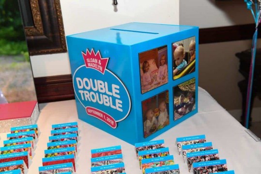 Candy Themed Gift Box with Custom Logo & Photos
