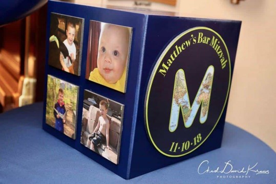 Travel Themed Gift Box with Custom Logo & Photos