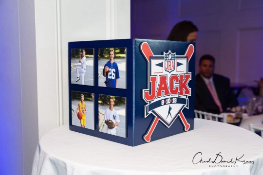 Sports Themed Gift Box with Custom Logo & Photos