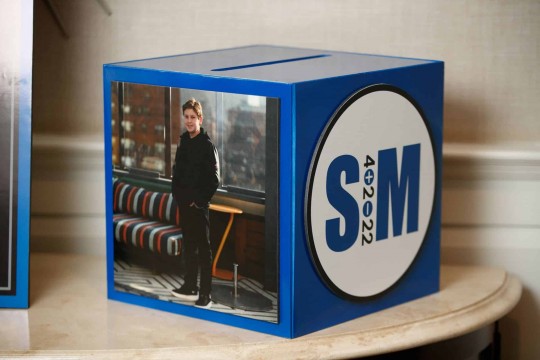 Video Game Themed Bar Mitzvah Gift Box with Logo & Photos