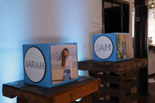 B'nei Mitzvah Gift Boxes with Names & Photos
