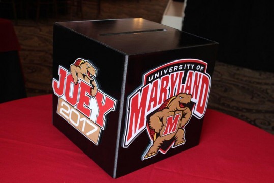 Maryland Graduation Party Gift Box with Custom Logos