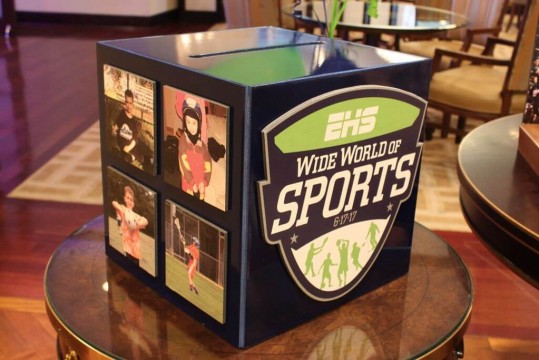 ESPN Themed Bar Mitzvah Gift Box with Custom Logo & Photos