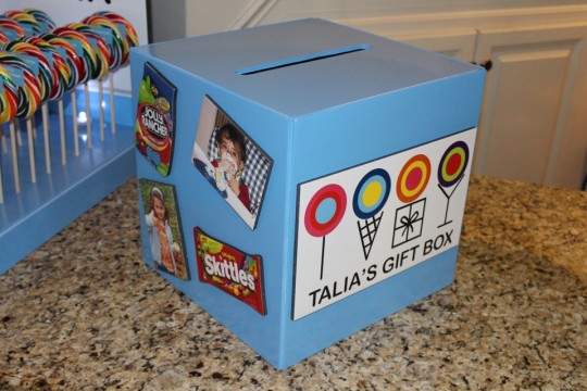 Candy Themed Bat Mitzvah Gift Box