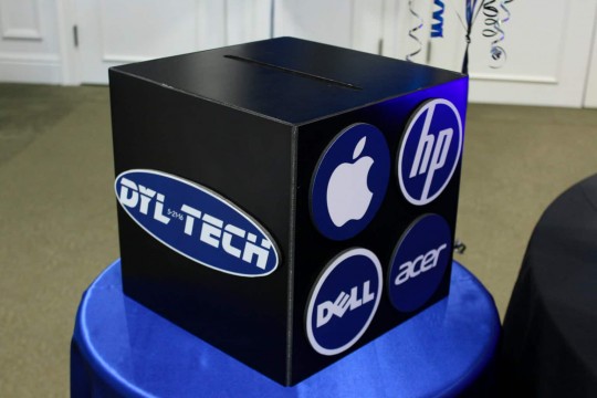 Technology Themed Bar Mitzvah Gift Box with Custom Logo & Photos
