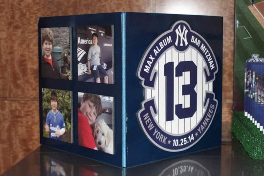 Yankees Themed Gift Box with Photos & Custom Logo