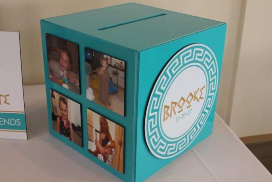 Greek Mythology Themed Gift Box with Logo & Photoa