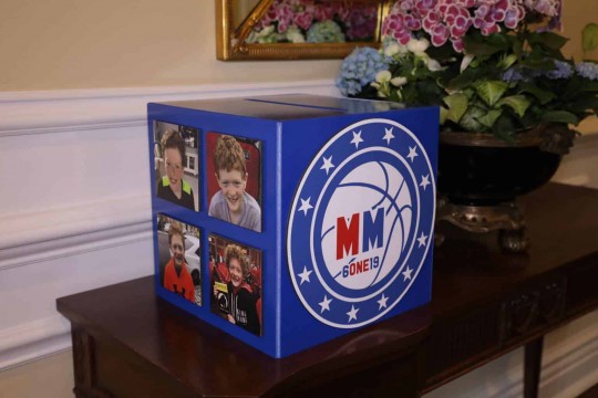 Sixers Themed Gift Box with Custom Logo & Photos