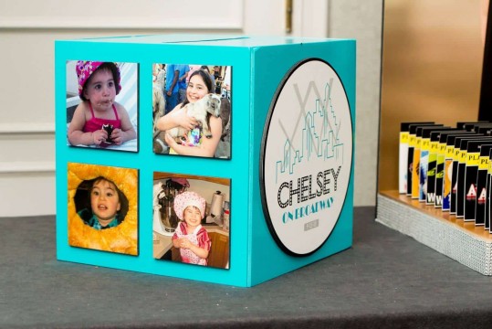 Broadway Themed Bat Mitzvah Gift Box with Custom Logo & Photos