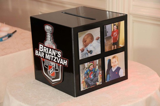 Hockey Themed Gift Box with Custom Logo & Photos