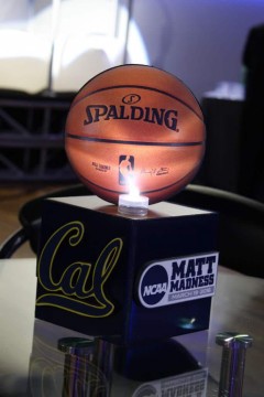 Mini Basketball Themed Cube with Logo Topper For Lounge Tables