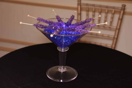 LED Rock Candy Cocktail Centerpiece