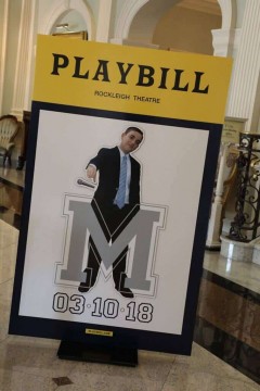 Giant Custom Playbill Blowup with Photo