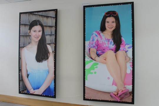 Large Blowup Mounted Photos with Lights