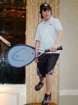 Tennis Themed Life Size Photo