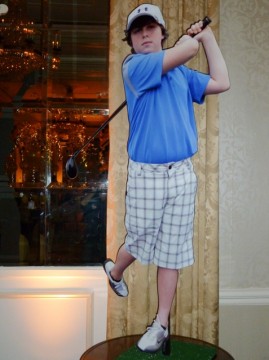 Golf Themed Life Size Photo
