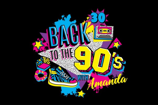 90's Themed Logo Design