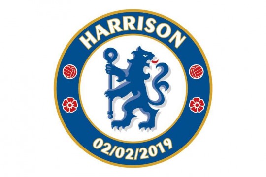 Chelsea Soccer Themed Logo
