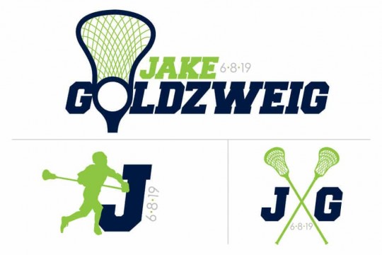 Lacrosse Themed Bar Mitzvah Logo