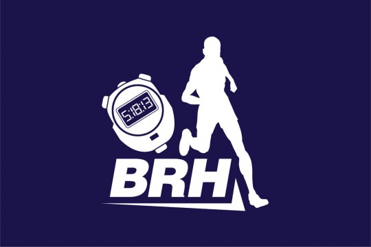 Running Themed Bar Mitzvah Logo