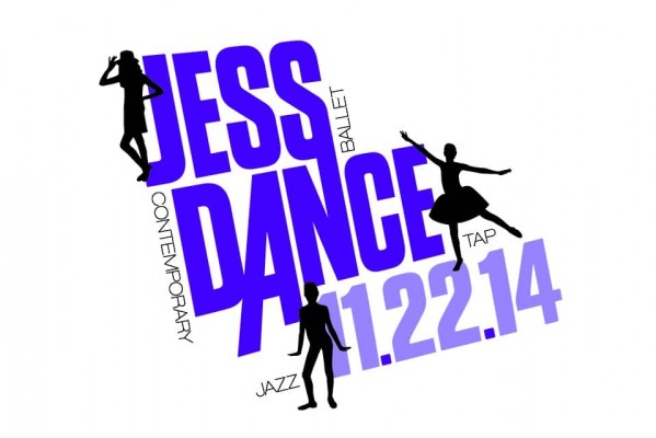 Dance Themed Logo with Custom Silhouettes