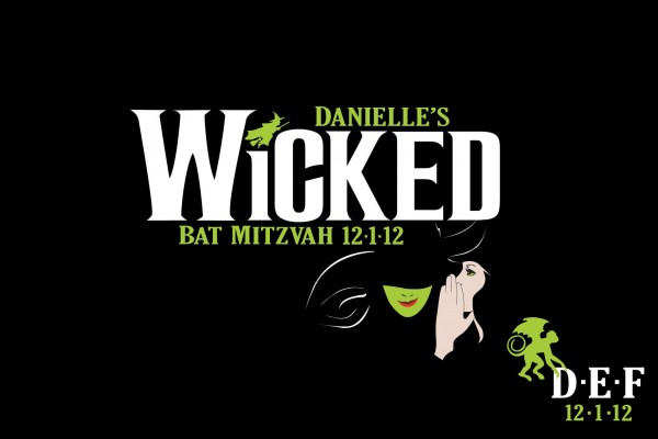 Broadway Themed Bat Mitzvah Logo