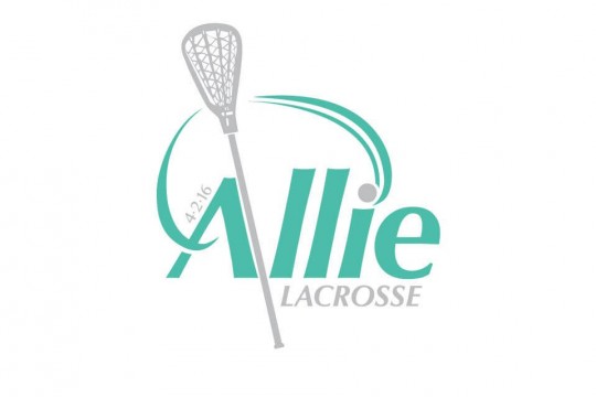Lacrosse Themed Bat Mitzvah Logo with Lacrosse Stick & Ball