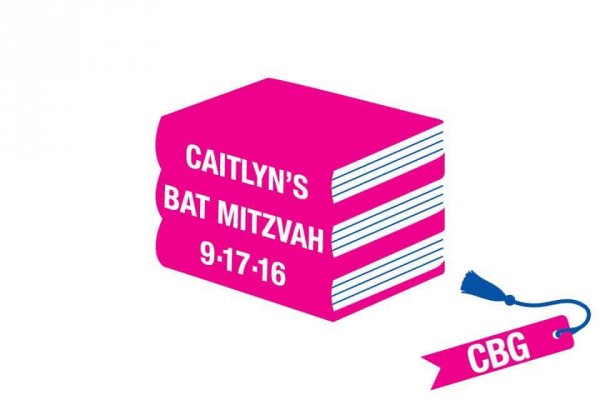Reading Themed Bat Mitzvah Logo