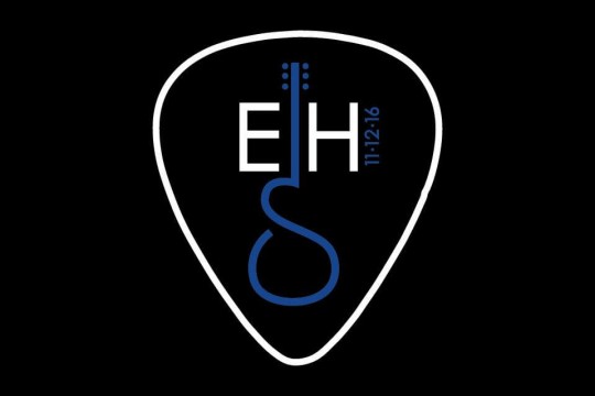 Music Themed Logo with Guitar Design