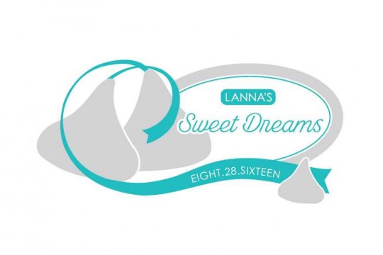 Candy Themed Logo with Hershey Kisses
