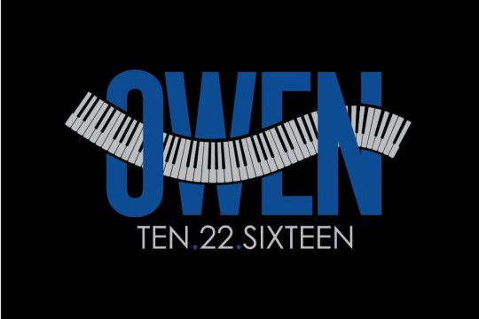 Music Themed Logo with Piano Keys