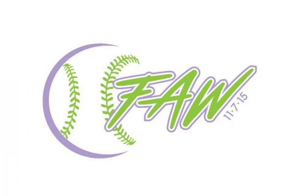 Softball Themed Logo with Initials & Date