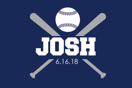 Baseball Theme Bar Mitzvah Logo