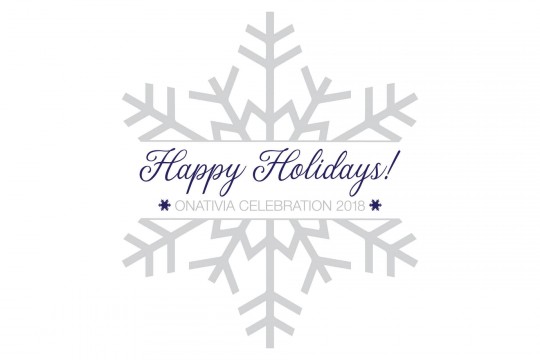 Happy Holidays Snowflake Logo