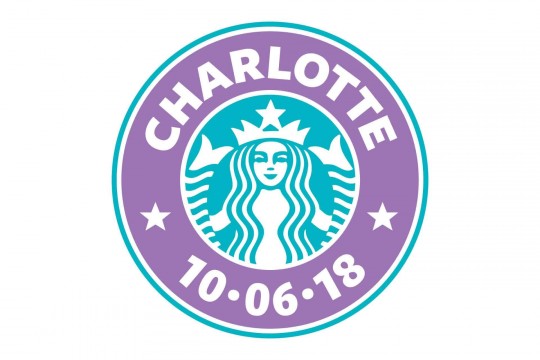 Starbucks Theme Bat Mitzvah Logo