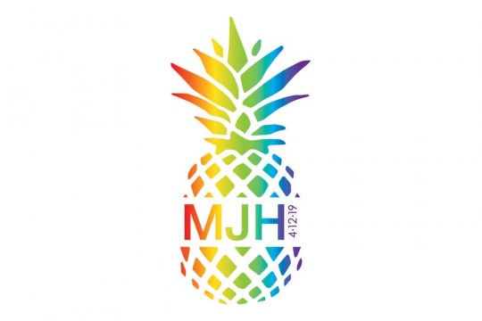 Rainbow Themed Bat Mitzvah Logo