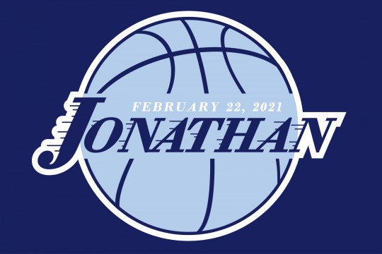 Custom Basketball Logo for Bar Mitzvah