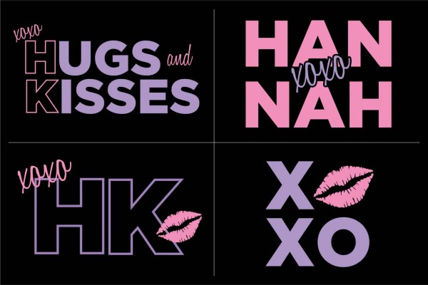 Hugs & Kisses Logo Design