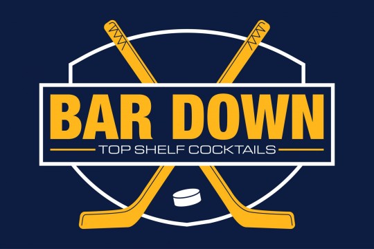 Hockey Themed Logo for Bar Sign