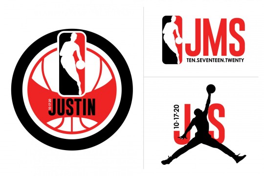 Custom Jumpman & NBA Logo for Basketball Themed Bar Mitzvah