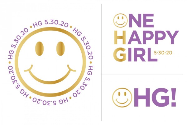 Smiley Face Themed Logo with Custom Slogan