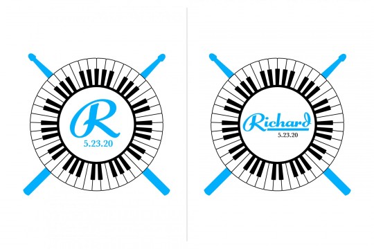 Music Themed  Custom Logo Design