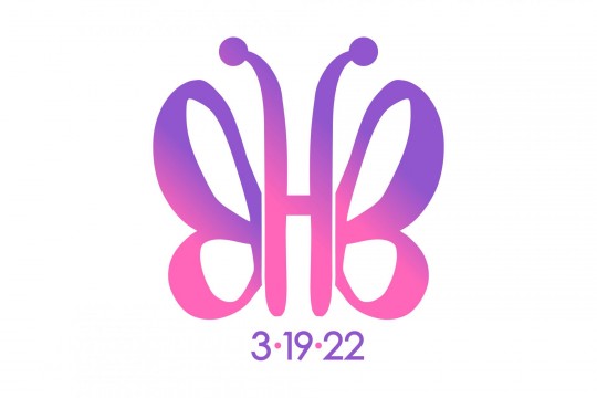 Ombre Butterfly Logo Design