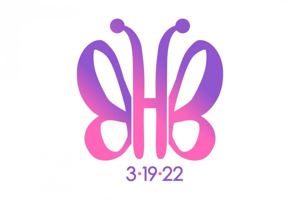 Ombre Butterfly Logo Design