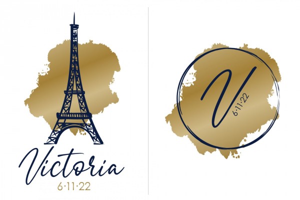 Paris Themed Logo Design