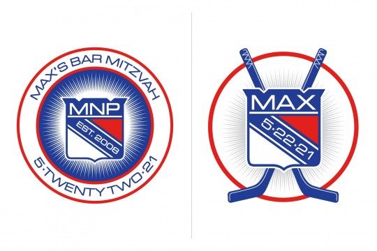 Rangers Hockey Custom Logo Design